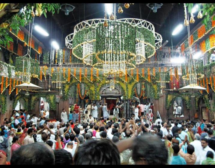 Banke Bihari Temple Premises