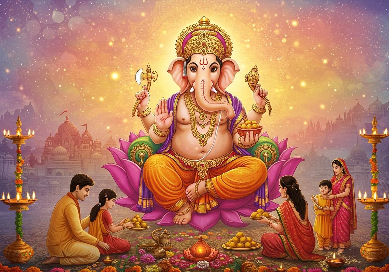 Ganapati Pujan (Worship of Lord Ganesha)